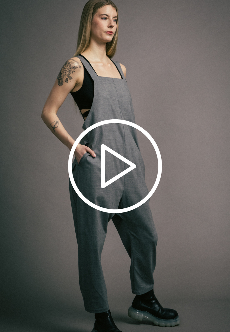 Giselle Grey Overall