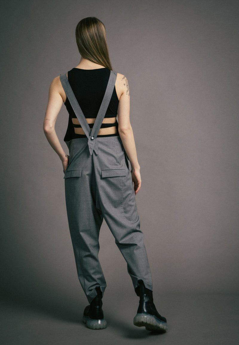 Giselle Grey Overall