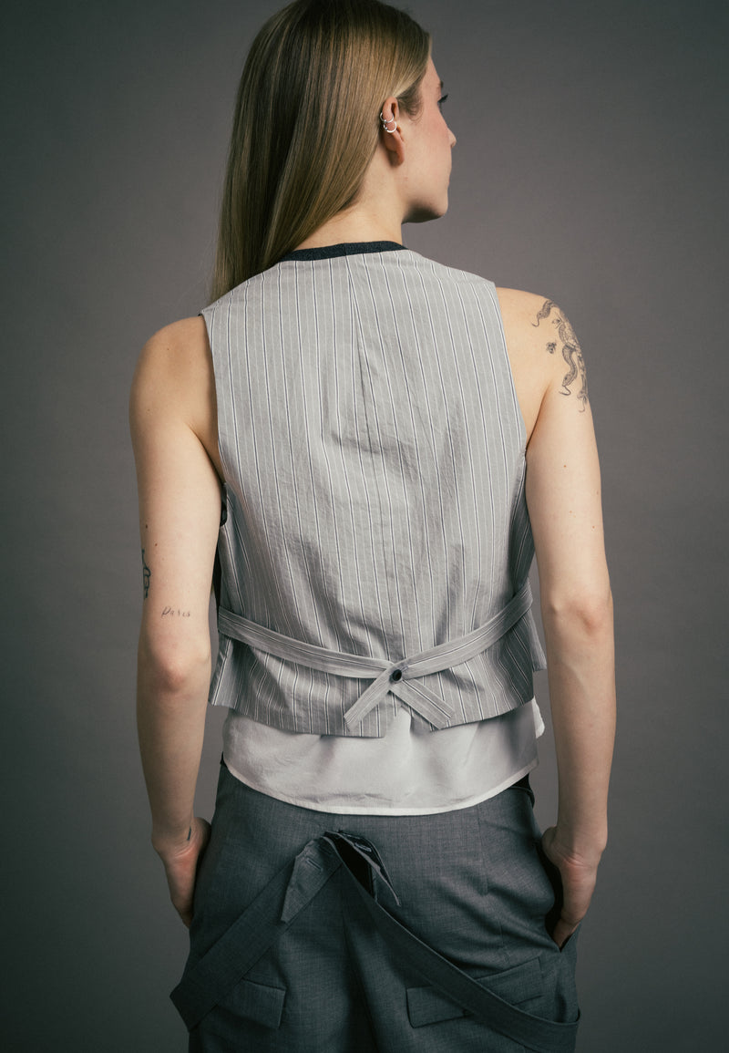 Helene Dark Grey Vest