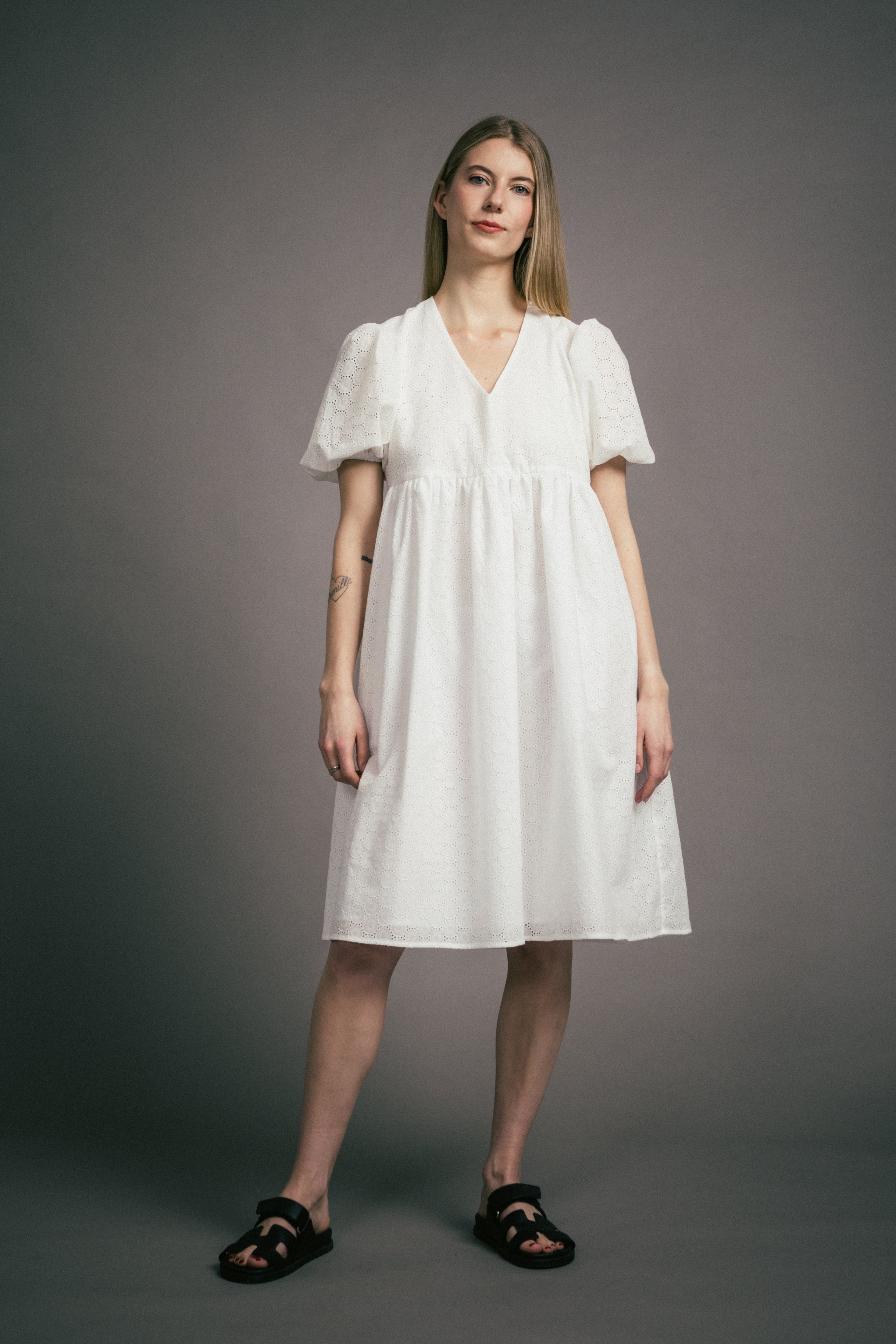 Blossom White Dress