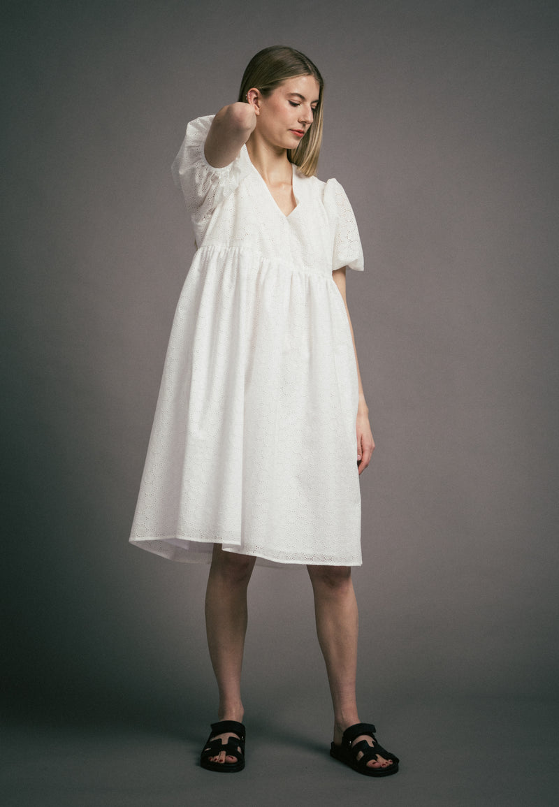 Blossom White Dress